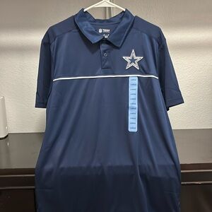 NWT DALLAS COWBOYS SIZE L POLO